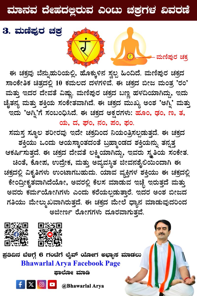 Bhawarlal Arya (@bst_arya) on Twitter photo #manipurachakra
ಮಣಿಪುರ ಚಕ್ರ
मणिपुर चक्र
<a href="/Anand_arya246/">Anand Arya patanjali</a> <a href="/DrJaideepArya/">Dr Jaideep Arya जयदीप आर्य</a> <a href="/Akash_bst/">आकाश</a>
<a href="/yoginigayathri/">Yogini Gayathri Aradhya</a> <a href="/UshaBhagat16/">Usha Bhagat 🇮🇳राष्ट्रभक्त सोशल-योगीनी।</a> <a href="/DrKritiBharti/">Dr.Kriti Bharti</a>
<a href="/JivangiS/">Lalita S Jivangi</a> <a href="/EklureBasawa_YB/">Basawaraj Eklure</a> #manipurachakra
ಮಣಿಪುರ ಚಕ್ರ
मणिपुर चक्र
<a href="/Anand_arya246/">Anand Arya patanjali</a> <a href="/DrJaideepArya/">Dr Jaideep Arya जयदीप आर्य</a> <a href="/Akash_bst/">आकाश</a>
<a href="/yoginigayathri/">Yogini Gayathri Aradhya</a> <a href="/UshaBhagat16/">Usha Bhagat 🇮🇳राष्ट्रभक्त सोशल-योगीनी।</a> <a href="/DrKritiBharti/">Dr.Kriti Bharti</a>
<a href="/JivangiS/">Lalita S Jivangi</a> <a href="/EklureBasawa_YB/">Basawaraj Eklure</a>