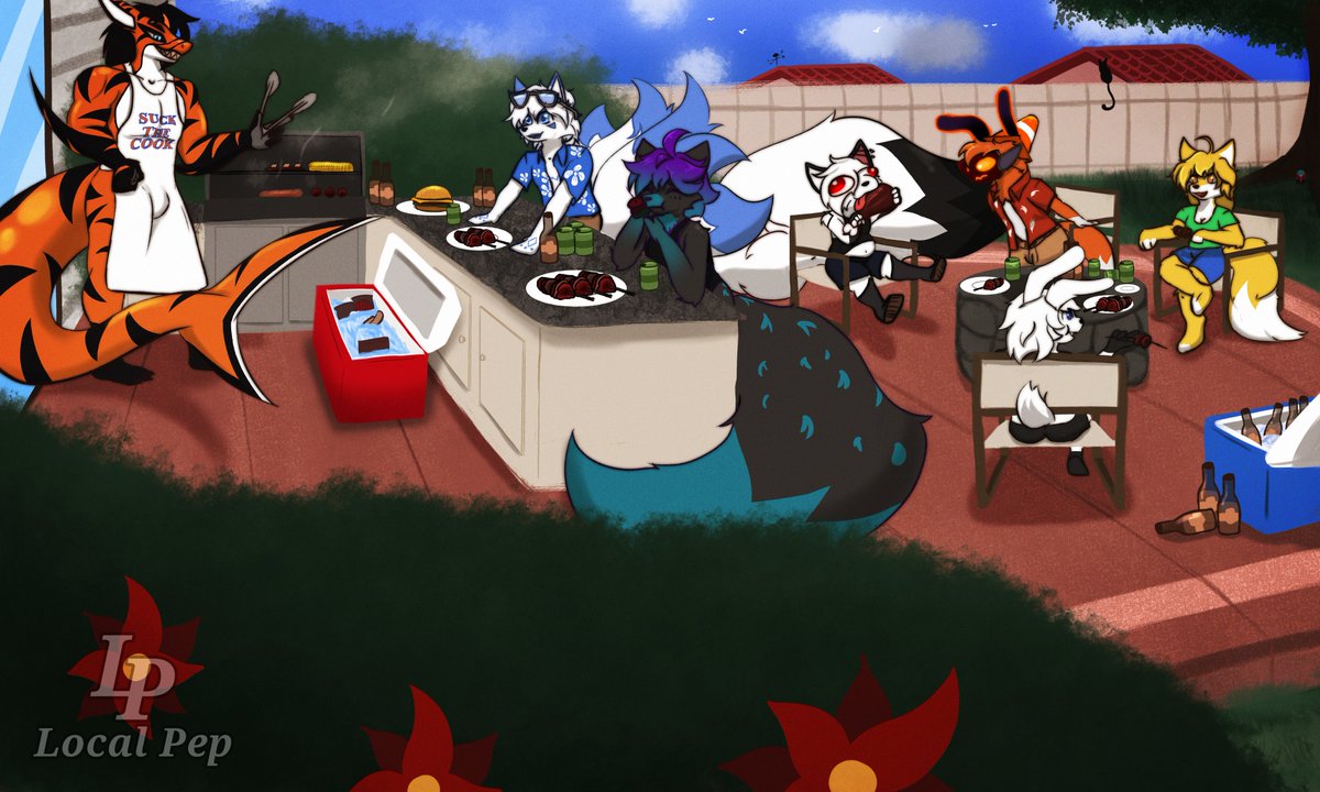 Backyard BBQ with friends! 🍖🥪🍻🌽
<a href="/Grinn4Me/">Grinn</a> <a href="/Haru68493072/">Haru🔞</a> <a href="/mjay12589874/">mjay da cheese</a> <a href="/LatyProto/">Laturnor</a> <a href="/TheEmpty/">Empty</a> &amp; Hopps! :D