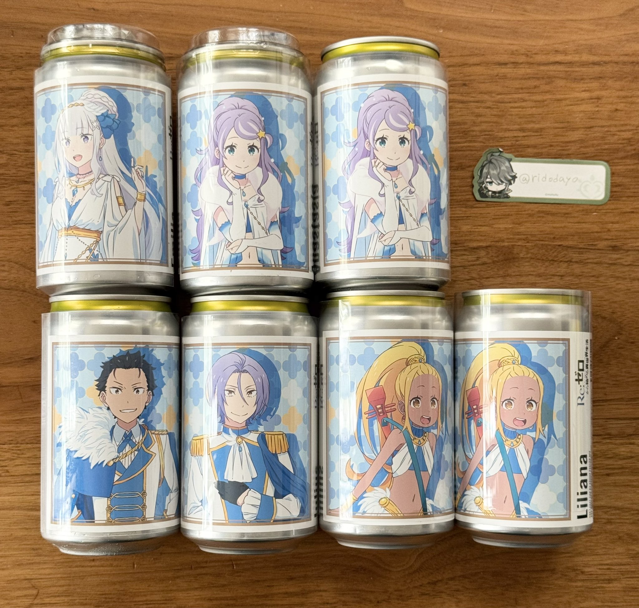 リゼロ サントリー コラボ缶 ユリウス リド@取引垢 on X: 