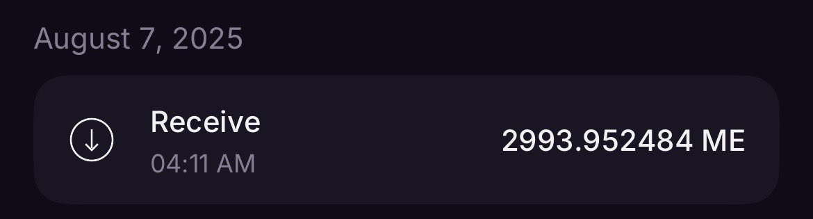 Gahk (@gahk_nft) on Twitter photo I just received the equivalent of $2000 by being in the top 5% of the ranking. Thank you <a href="/MagicEden/">Magic Eden 🪄</a>. My lucky Emmy need to be able to be burned for more $ME 👀 I just received the equivalent of $2000 by being in the top 5% of the ranking. Thank you <a href="/MagicEden/">Magic Eden 🪄</a>. My lucky Emmy need to be able to be burned for more $ME 👀