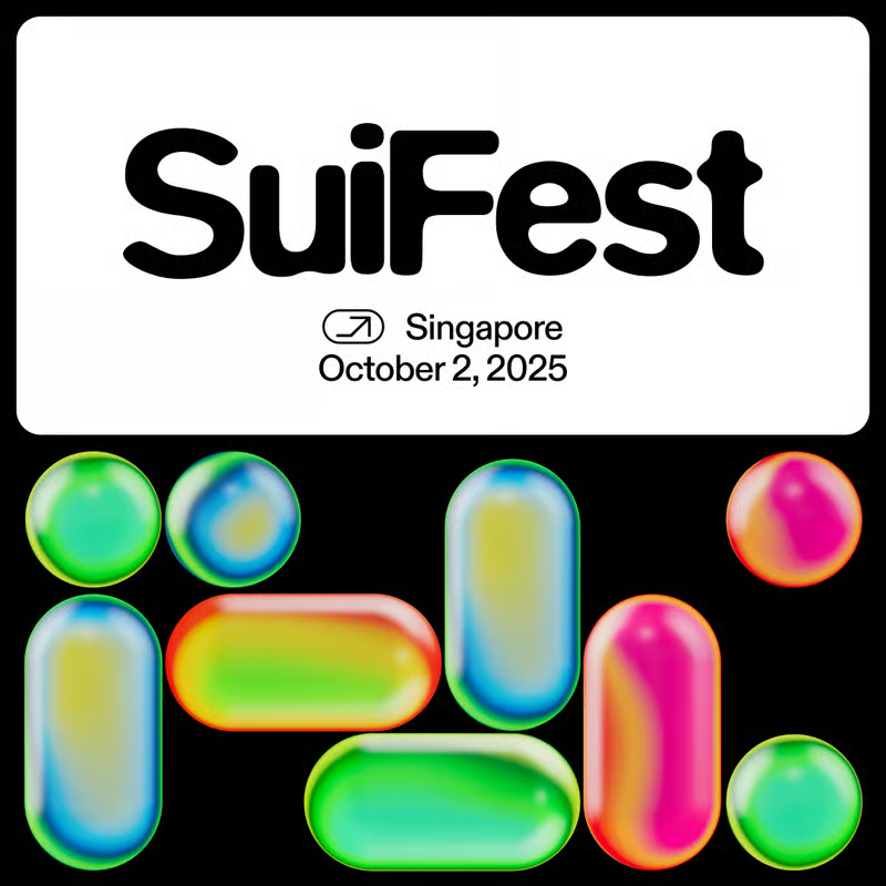 I know some of you degens are going to Singapore for Token2049.

Don't miss SuiFest. It's a free event happening at the same location.