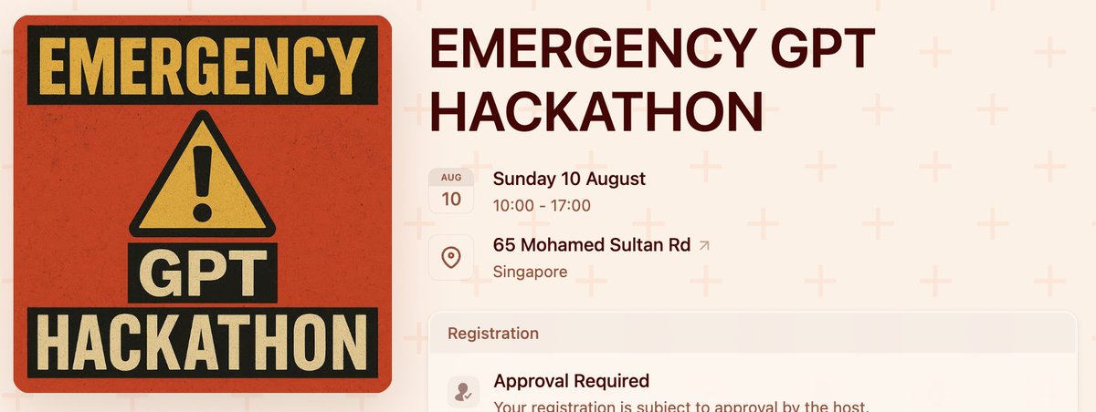 um yah so the new GPT-OSS drop happened...and gpt-5 drops tmrw! naturally, that means last-minute hackathon this weekend!!!   

we’ve got sponsored credits and an excuse to tinker.    

if you also have fomo-coded dna, come build with us

<a href="/ivanleomk/">Ivan Leo</a>
<a href="/gabrielchua_/">gabriel</a>
<a href="/agrimsingh/">agrim singh</a>