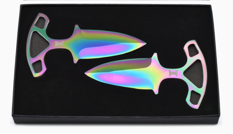 Shadow daggers fade in real life 👀 would you rock them?