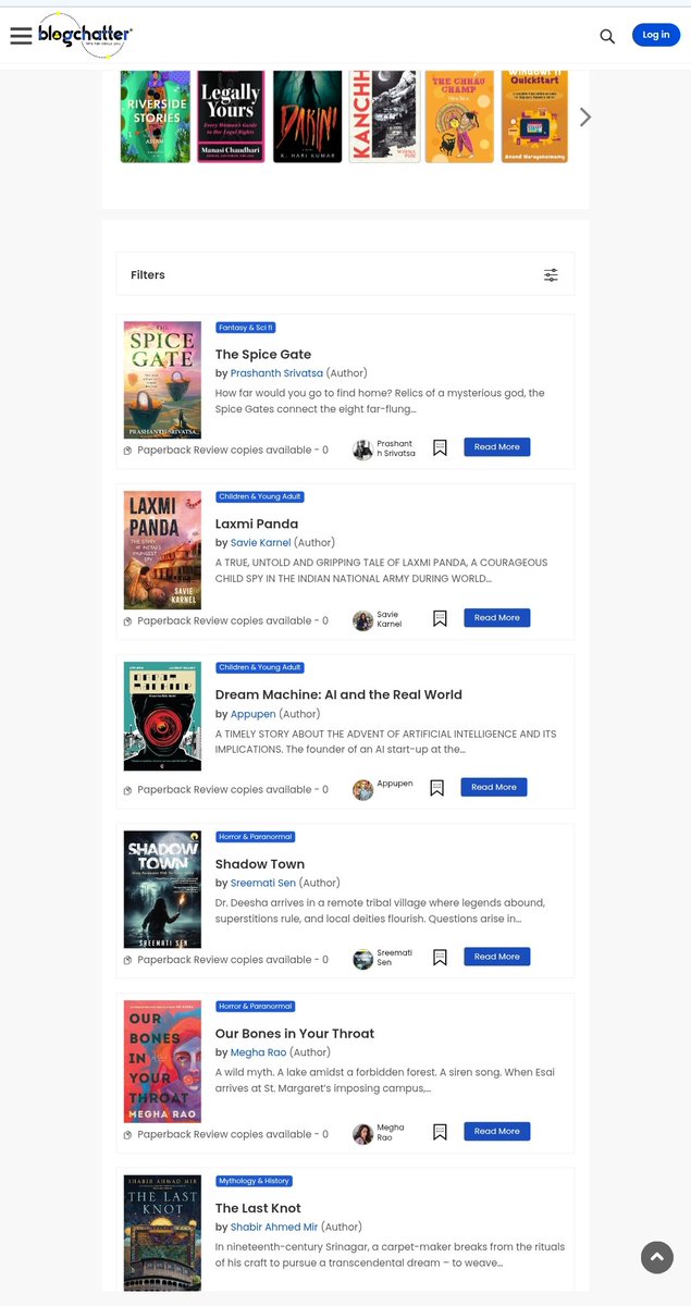 The #BlogchatterBookList of 2025 is live in the We Recommend section. Check out the 12 titles and leave a review. There are rewards for posting reviews!
theblogchatter.com/book-review?so…