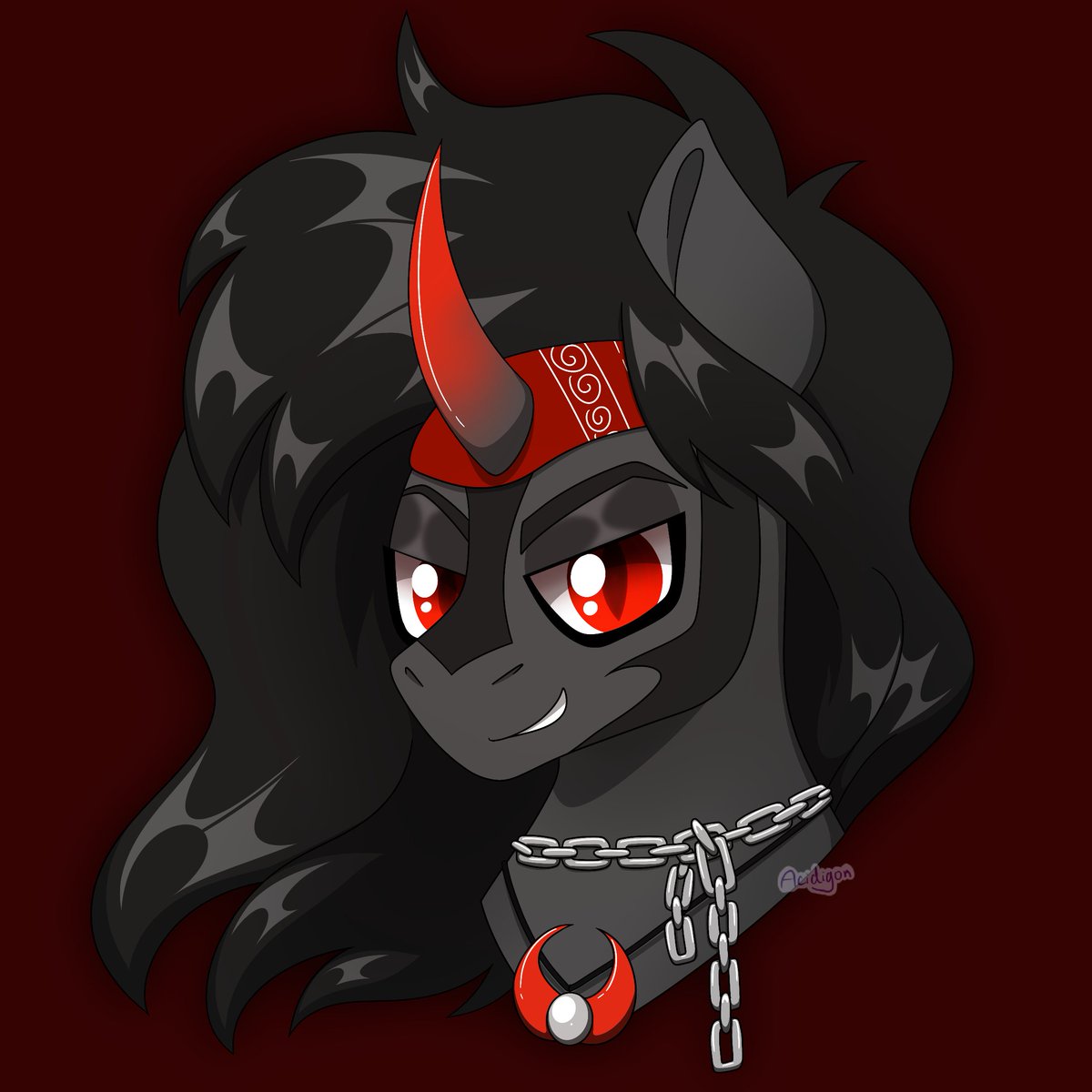 so that new king sombra design...
#mlp #mlpfanart