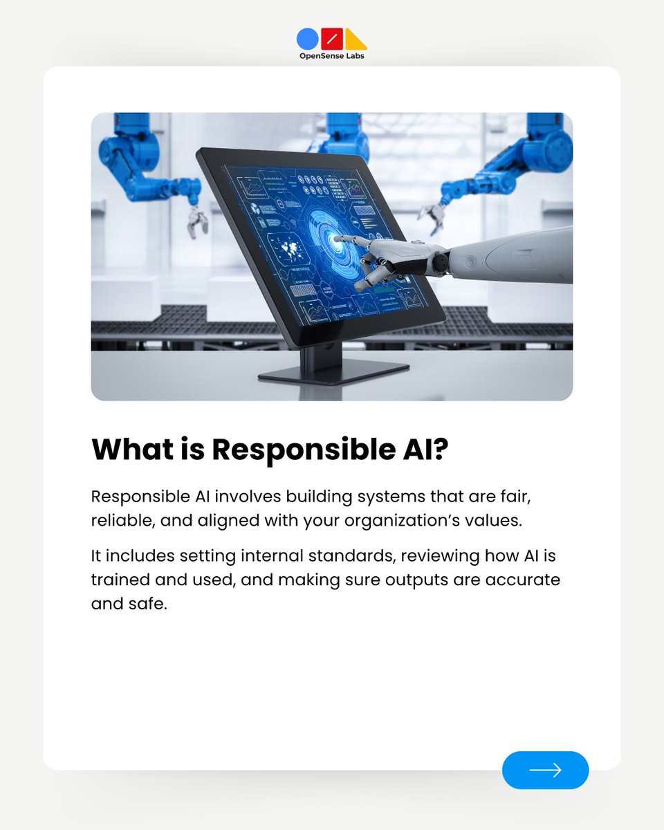 OpenSenseLabs's tweet image. 43% of companies say responsible AI protects brand value.

42% already spend over 10% of their AI budgets on it.

Yes, you read that right. Responsible AI isn’t optional anymore — it’s innovation done right.

#responsibleai #innovationinsights #LatestNews #tech