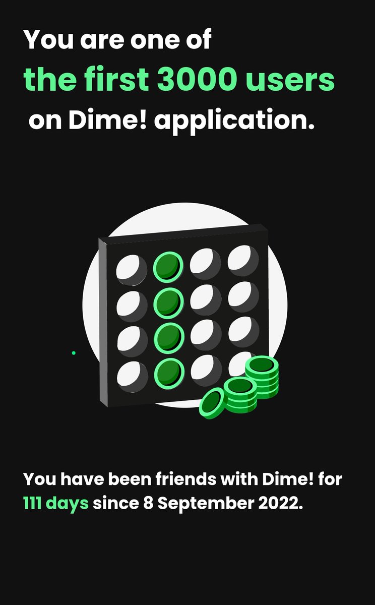 ล่าสุด  Dime เพิ่งฉลอง User ครบ 1 ล้าน User

เป็น App จาก FinTech ที่มาไกลมาก
ส่วนตัวเริ่มใช้ตั้งแต่ User ยังไม่ถึง 3000 คน เห็นความตั้งใจในการพัฒนา แต่ยังมีอีกหลาย Features ที่ทำได้ดีขึ้นอีก

เท่าที่เคยๆคุยคิดว่าหลายๆคนในไทยน่าจะเริ่มซื้อหุ้น US จาก Dime ด้วย