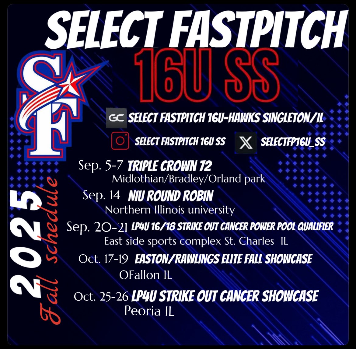 Mackenzie Mendez (@mackenzie4_m) on Twitter photo Fall schedule Dropped!
So excited for this upcoming season 💙 <a href="/SelectFP16u_SS/">Select Fastpitch 16u - SS</a> Fall schedule Dropped!
So excited for this upcoming season 💙 <a href="/SelectFP16u_SS/">Select Fastpitch 16u - SS</a>