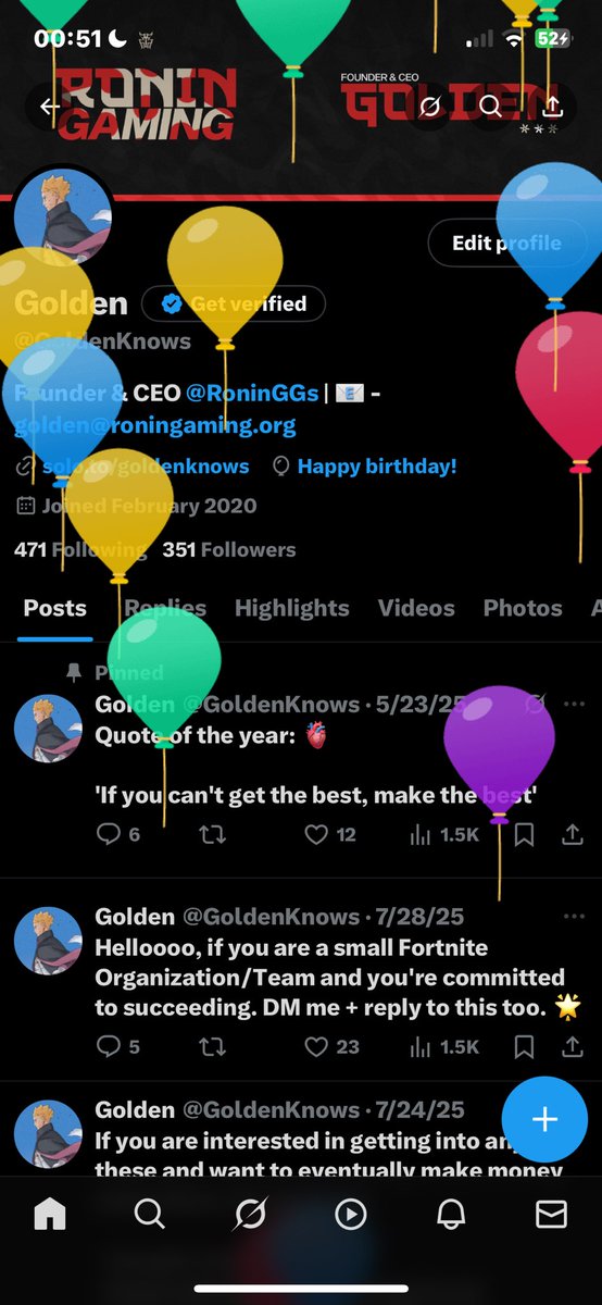 RONIN Golden tweet media