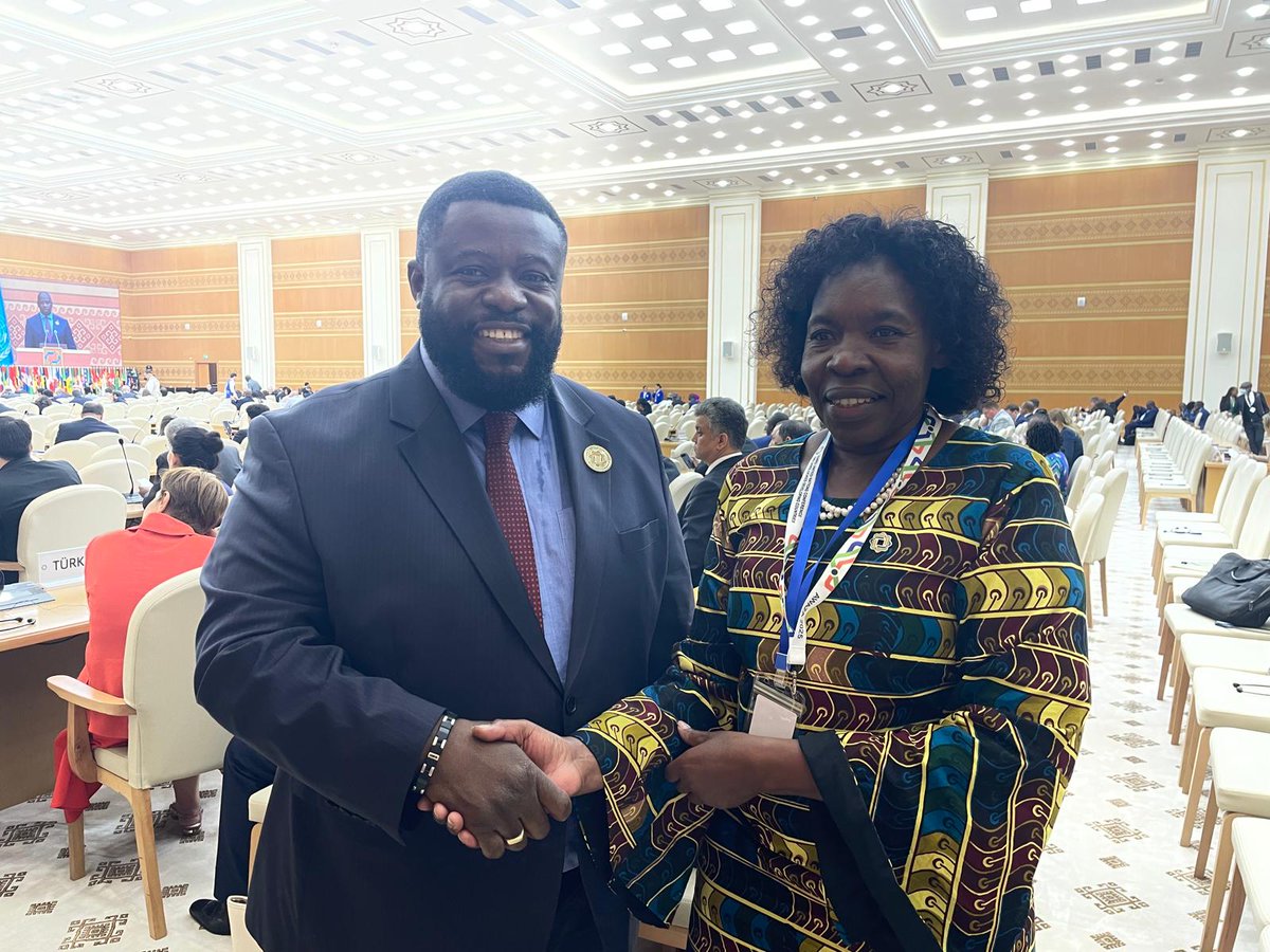 Zambia’s delegation at #LLDC3 led by Hon. Frank Tayali, Minister of Transport &amp; Communication, sees land-linked status as strategic opportunity and is enhancing infrastructure, digitalization, border system harmonization, energy diversification &amp; value addition to boost trade.