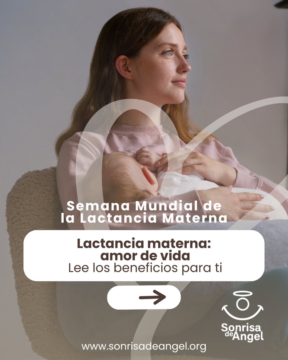 sonrisadeangelf's tweet photo. 👶💗 Lactancia materna: amor de vida
Amamantar es un acto de amor, salud y fortaleza…💪
En esta Semana Mundial de la Lactancia Materna animamos a las madres a conocer, aprender y vivir esta experiencia con confianza y apoyo. 💖 Lee tus beneficios por lactar a tu bebé (1/2) https://t.co/bZw3JjzN5m