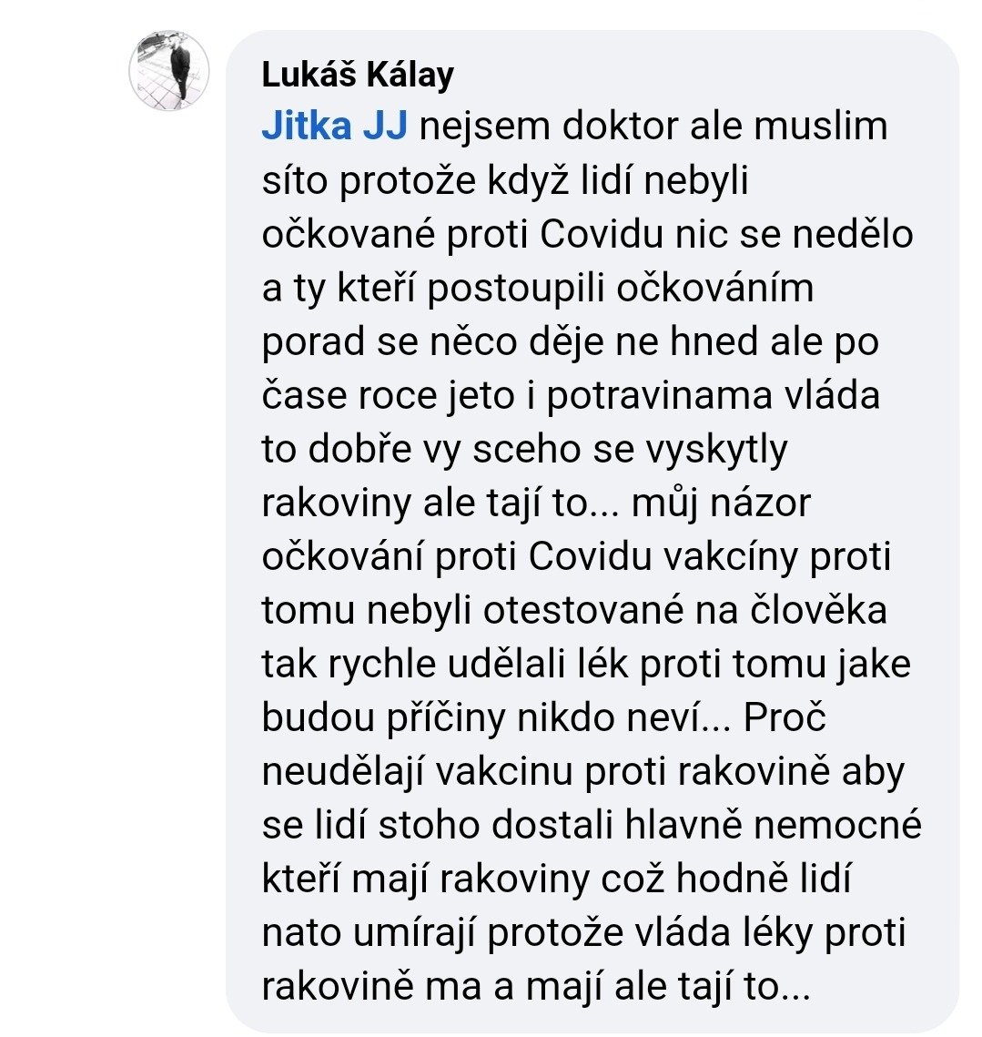 Odborný názor facebookového lékaře