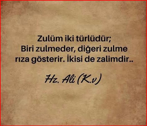 Zulüm ve zulme rıza gösterenler. İkisi de aynı...