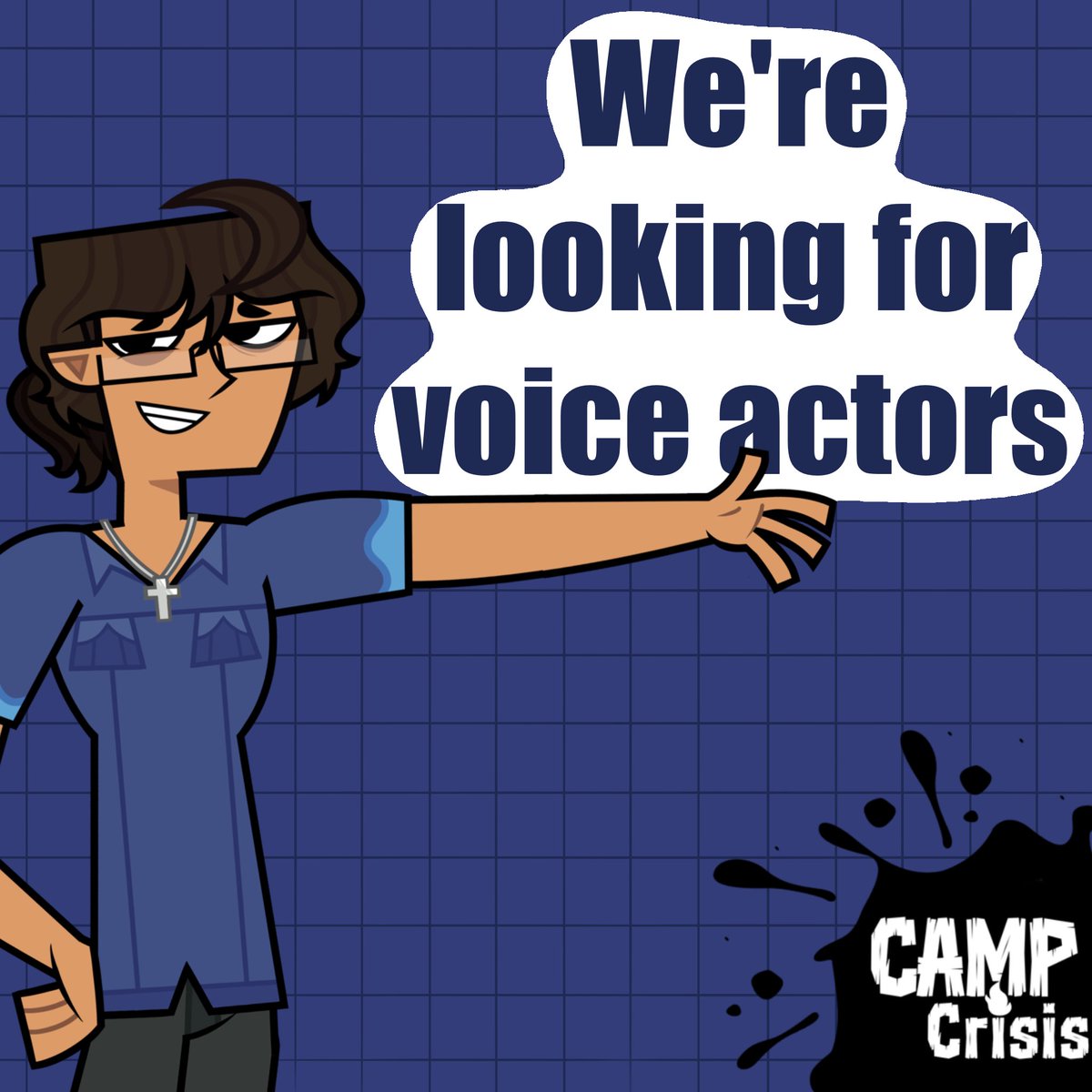 camp_crisis's tweet image. Casting Call Alert! We&apos;re looking for VAs for Amy, Bianca, Vince, and Bananas
Auditions will be on Casting Call Club

castingcall.club/projects/camp-…

#CampCrisis #VoiceActing
#CastingCall #totaldramaisland #fanseries #indieshow