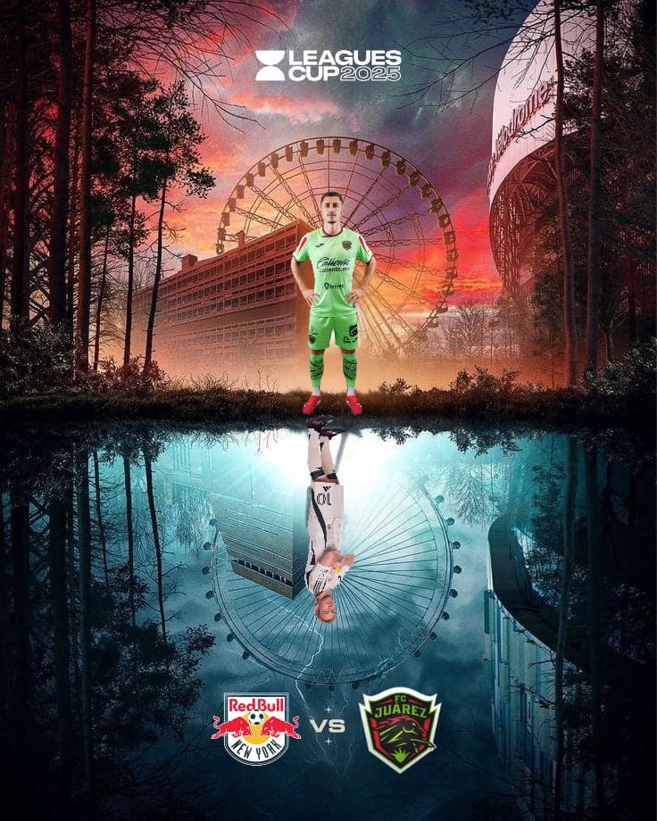Zona Brava MX (@zonabravamx) on Twitter photo El duelo más esperado de la Jornada 3 de la <a href="/LeaguesCup/">Leagues Cup</a>
<a href="/NewYorkRedBulls/">New York Red Bulls</a> vs <a href="/fcjuarezoficial/">FC Juárez</a>
El último boleto de la Liga MX se define y los #Bravos lo quieren
NY Red Bulls llega con vida al duelo
Síguelo en <a href="/ZonaBravaMX/">Zona Brava MX</a> El duelo más esperado de la Jornada 3 de la <a href="/LeaguesCup/">Leagues Cup</a>
<a href="/NewYorkRedBulls/">New York Red Bulls</a> vs <a href="/fcjuarezoficial/">FC Juárez</a>
El último boleto de la Liga MX se define y los #Bravos lo quieren
NY Red Bulls llega con vida al duelo
Síguelo en <a href="/ZonaBravaMX/">Zona Brava MX</a>