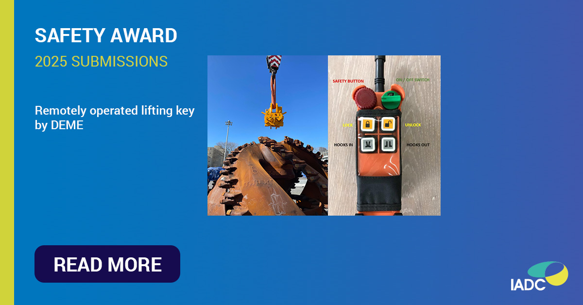 14 submissions are in the running for 𝕀𝔸𝔻ℂ’𝕤 𝕊𝕒𝕗𝕖𝕥𝕪 𝔸𝕨𝕒𝕣𝕕 𝟚𝟘𝟚5! One of these submissions is a remotely controlled lifting hook designed by #DEME
Read more 👇
iadc-dredging.com/news/iadc-reve…

#Innovation #Safetyawards #Dredging