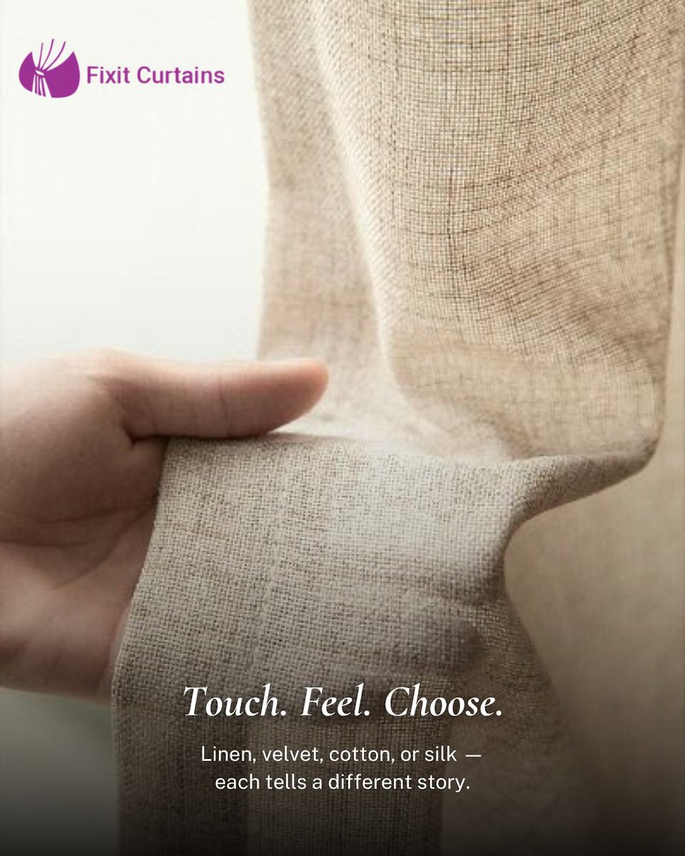 FixitCurtains's tweet image. Choosing the right curtain fabric? Start with these 5 pro tips:
✔ Define the purpose
✔ Match your mood board
✔ Feel the fabric
✔ Check durability
✔ Easy to maintain?
Style + function = perfect pick!
🪟✨ #CurtainsDubai #HomeDecor #FixitCurtains #InteriorTips #DubaiHomes