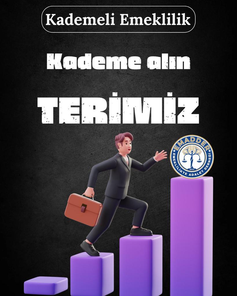 <a href="/mihribanugurluu/">Mihriban UĞURLU ⚖️</a> Adaletsiz kanunlar zulümdür
<a href="/EmadDernegi/">EMEKLİLİKTE ADALET DERNEĞİ ⚖️</a>
#KademeAlınTerimiz