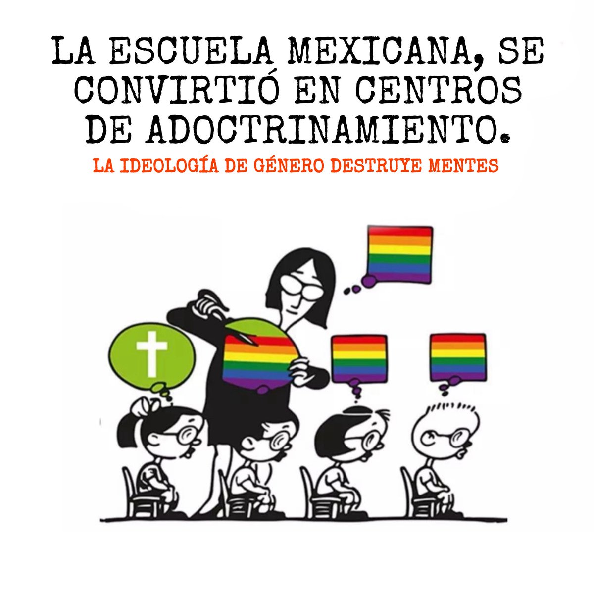 En este momento de la historia, hay que RESISTIR a la imposición ideológica.