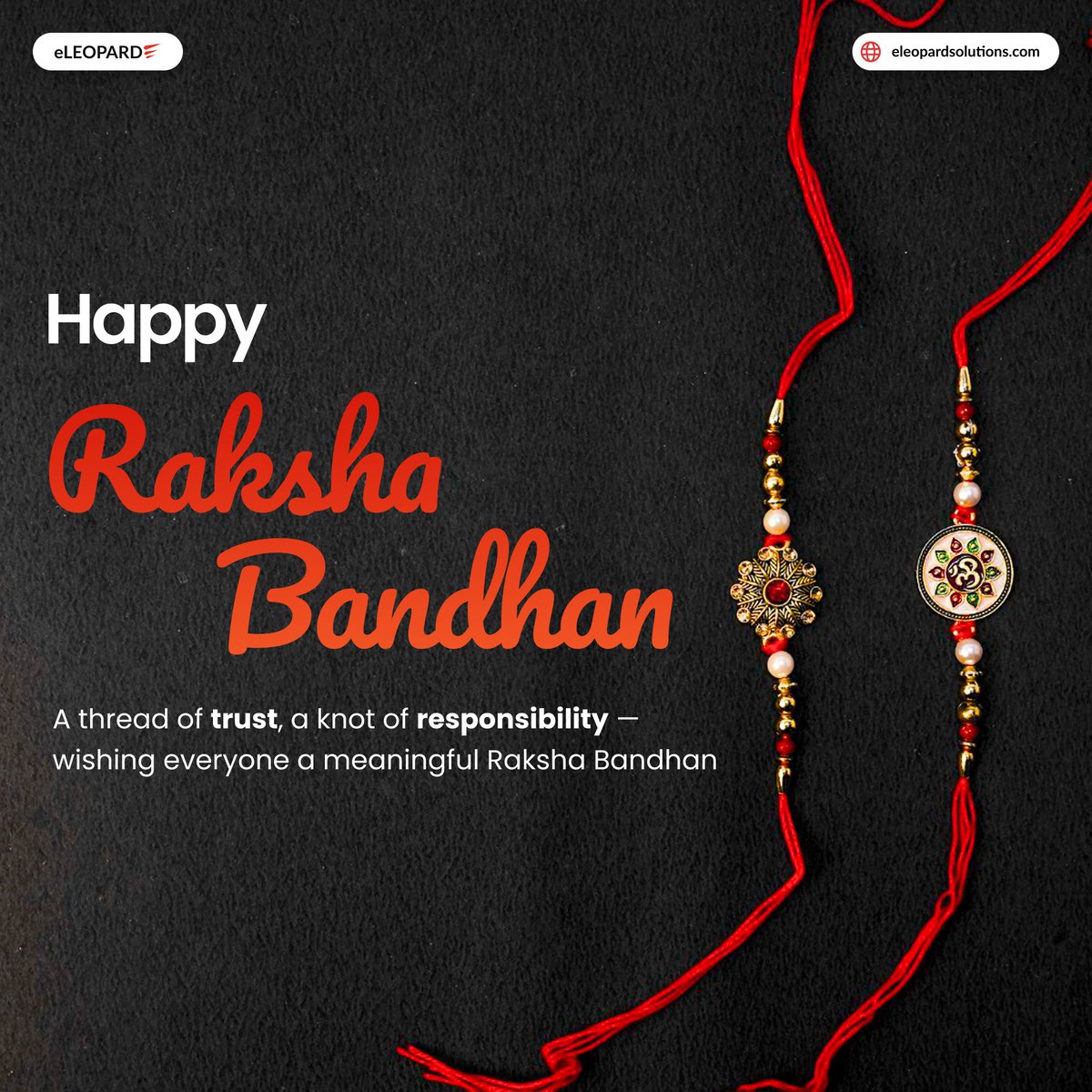 Wishing you all a Happy Raksha Bandhan from eLEOPARD.🎊

Enjoy the day with your loved ones!❤️