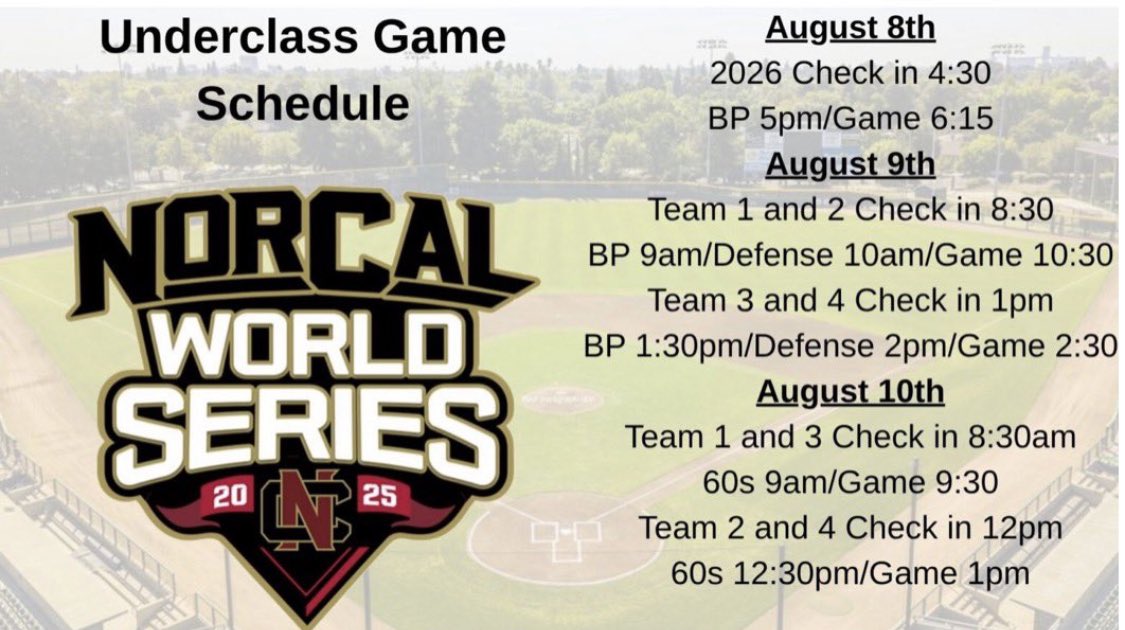Kurtis Lee (@kurtislee27) on Twitter photo Excited to compete at the NorCal underclass games this weekend with team 3! Grateful for the opportunity! 
<a href="/NorCalU1/">NorCalU</a> <a href="/NorCalBaseball/">Tony Crivello</a> <a href="/Gavin_Napier_2/">Gavin Napier</a> Excited to compete at the NorCal underclass games this weekend with team 3! Grateful for the opportunity! 
<a href="/NorCalU1/">NorCalU</a> <a href="/NorCalBaseball/">Tony Crivello</a> <a href="/Gavin_Napier_2/">Gavin Napier</a>