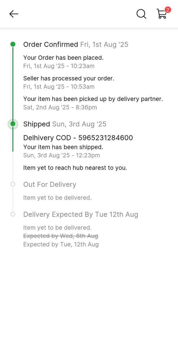 yash358g's tweet photo. @flipkartsupport @Flipkart और इसके पार्टनर @Delhivery की एक और लेट डिलीवरी।
ऑर्डर ID: OD435087895003284100 – 3 अगस्त को शिप हुआ, अब तक डिलीवर नहीं हुआ।

इस बीच जंगली जानवरों ने खेत की फसल बर्बाद कर दी।
इस देरी के कारण मेरे परिवार को भारी नुकसान हुआ है।
#FlipkartFail #DelayedDelivery #FarmerLoss https://t.co/pFFL3swFH8