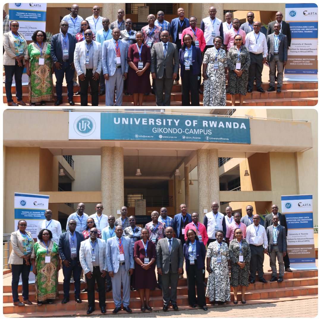 CARTA (@cartafrica) on Twitter photo Happening this week: #CARTA, represented by Program Coordinator - <a href="/CavensK/">Cavens Kithinji (PhD)</a>, is participating in Trainer of Trainers Workshop for PhD Supervisors from August 4–8 at <a href="/Uni_Rwanda/">University of Rwanda</a>'s Gikondo Campus.
Officiated by Dr. Joseph Nkurunziza, Principal of the College of Business and Happening this week: #CARTA, represented by Program Coordinator - <a href="/CavensK/">Cavens Kithinji (PhD)</a>, is participating in Trainer of Trainers Workshop for PhD Supervisors from August 4–8 at <a href="/Uni_Rwanda/">University of Rwanda</a>'s Gikondo Campus.
Officiated by Dr. Joseph Nkurunziza, Principal of the College of Business and