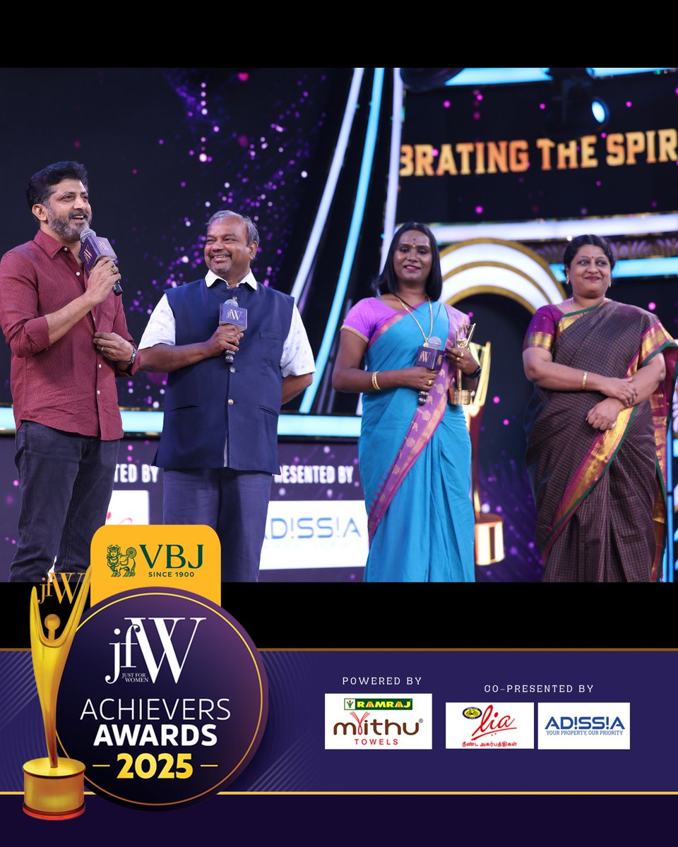 Rev. Dr. Louis Arockiaraj (Principal), Dr. P. Mary Vidhya Porselvi (HOD English Dept.) and Dr. Jency Nagoor (professor) from Loyala college were awarded a Special Recoginition Award. 

#jfwachieversawards2025

Title sponsor - <a href="/vbj_1900/">VBJ (Since 1900)</a>

Powered by - <a href="/Ramrajofficial/">Ramraj Cotton</a>

Co-presented