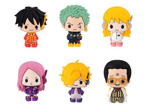 ミラバト ワンピース ルフィ、ロー、キッド、ボニー、ゾロ、 ちょこっとサイズが可愛い🎵 『ちょこりんコレクション ONE PIECE