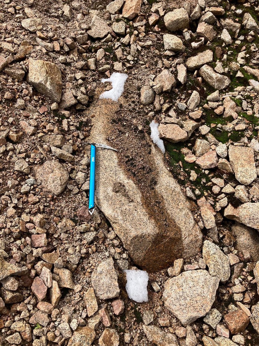 Three more from yesterday’s trip to Garbh Choire Mòr by Joe Glennie. The last tiny piece melted at 2.30pm. 

August 6th is the earliest all snow has vanished in Scotland, beating 2003 by over two weeks. Four consecutive years of disappearance for a patch once thought permanent.