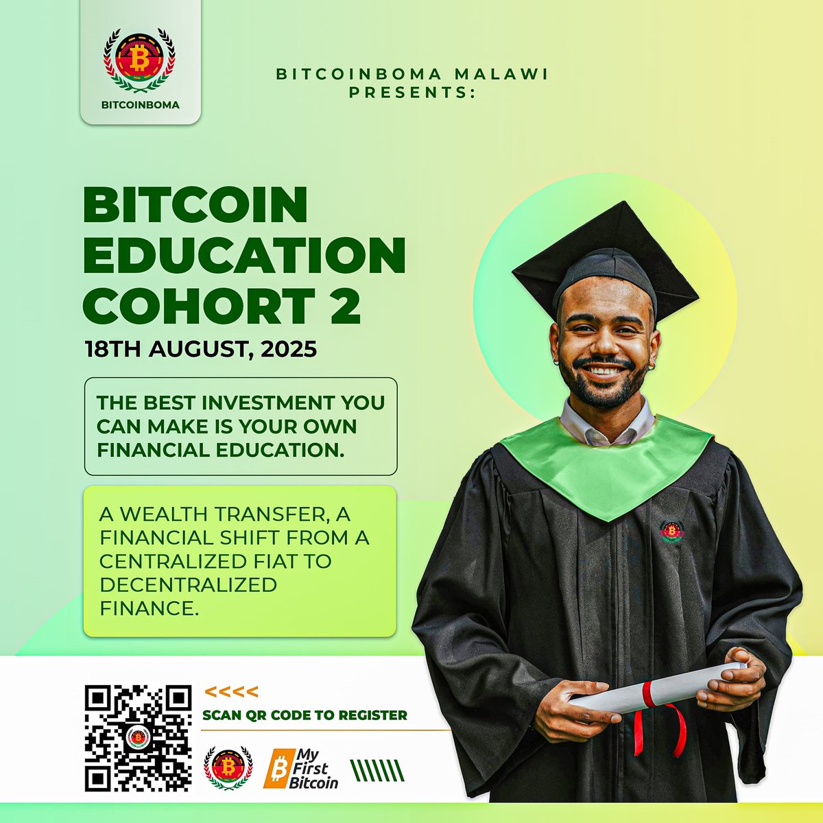 Kukwithu's tweet image. Register Now For👇🏾

@BitcoinBoma &amp;amp; @MyfirstBitcoin_ FREE online Bitcoin course for Aug intake
Learn to navigate Bitcoin confidently &amp;amp; receive a certificate &amp;amp; satoshis🪙 Perfect for those who want to empower themselves‼️

docs.google.com/forms/u/1/d/e/…

#BitcoinEducation 
#BitcoinBoma