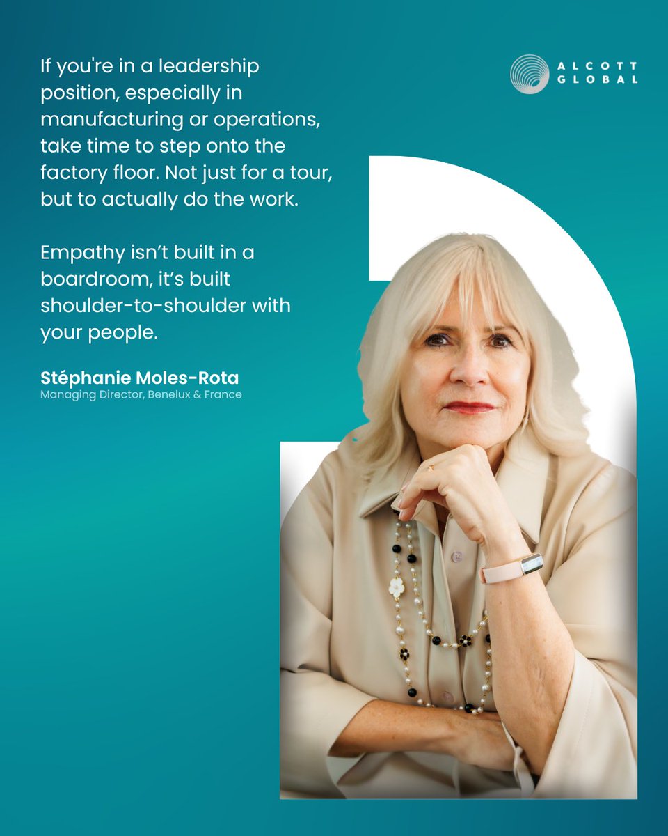 If you lead people, go where the work happens.

Stephanie’s advice is simple: get off the strategy deck and into the factory. True empathy is built shoulder-to-shoulder, not over KPIs, but over shared effort. 

Respect is earned where sleeves are rolled up.