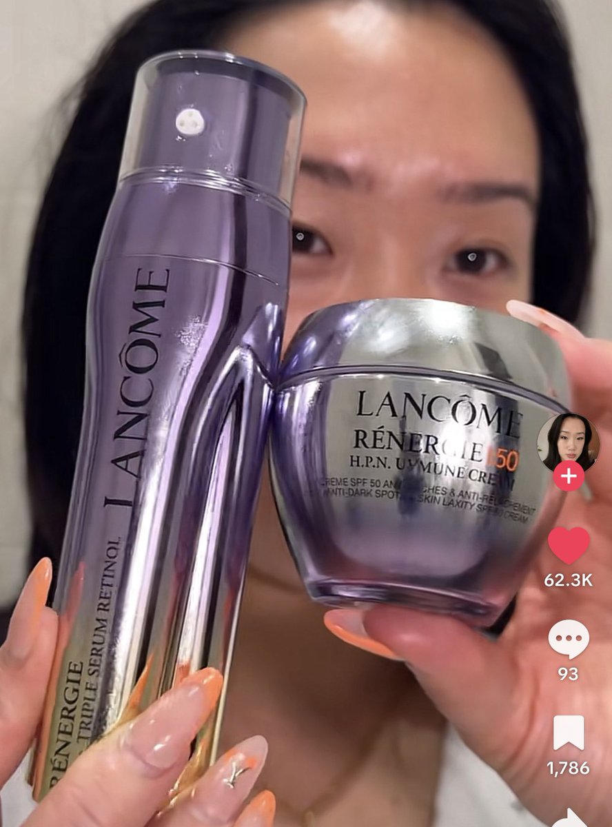 retinol ที่เหมาะกับ beginner ม้ากก เปลี่ยนผิวให้ดูเด็กลงแบบเห็นผลจริงง⭐️
Lancôme Rénergie C.R.x Triple Serum Retinol
รวมพลัง 3 ส่วนผสม Pure Retinol + Vitamin C + X-Peptide
-ลดริ้วรอยเห็นผลใน 1 คืน
- ผิวดูแน่น เรียบเนียน รูขุมขนดูลดลง
- ผิวดูกระจ่างใสขึ้น 98%* 
-8.8 คือลดเป็นพันน