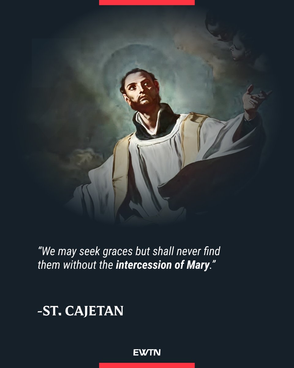 Saint Cajetan was one of the great reformers of the Church during the period of the Reformation, remaining loyal to the Church regardless of the corruptions and excesses that led many others to betray Her.

ow.ly/qflH50WtxJk