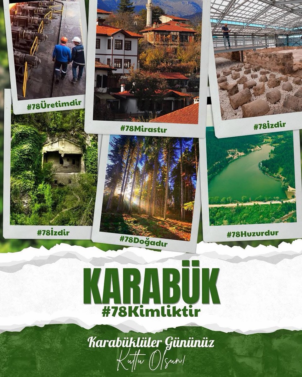 Karabük kimliktir.

Karabüklüler Gününüz Kutlu Olsun.

#tckarabukvaliligi 
#valimustafayavuz 
#78Karabük
#KarabüklülerGünü
#78Kimliktir
#yenicebelediyesi 

Yenice Belediye Başkanı 
Ş.Sertaş KARAKAŞ