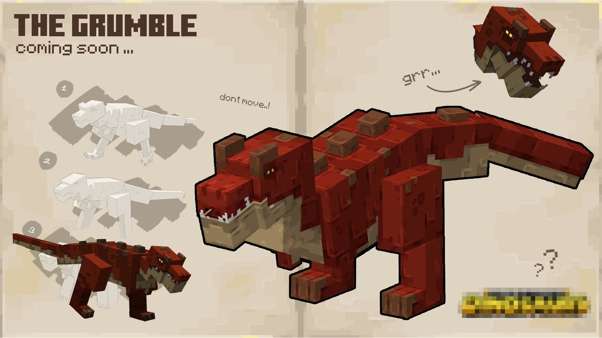 🦖 NEW DINO REVEAL: THE GRUMBLE!

Our paleontologist barely made it back...
Don’t move. Don’t breathe. It "grrrrs".

Coming soon to the marketplace 👀