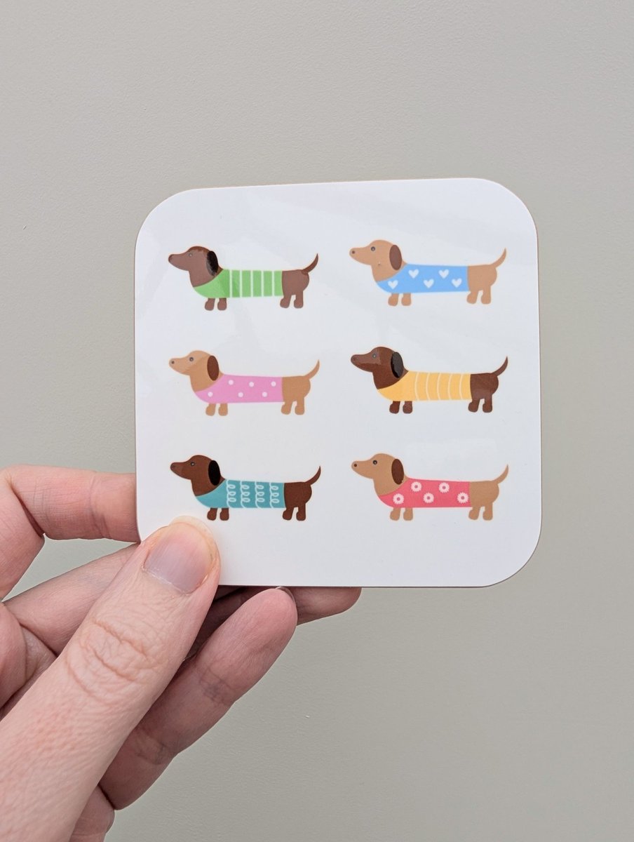 Andrea Lemin Design (@andrealem) on Twitter photo Sausage dogs
A cute coaster for a dog lover 
etsy.com/uk/listing/188…
#earlybiz #daschund #sausagedog #coaster #ThursdayThoughts Sausage dogs
A cute coaster for a dog lover 
etsy.com/uk/listing/188…
#earlybiz #daschund #sausagedog #coaster #ThursdayThoughts