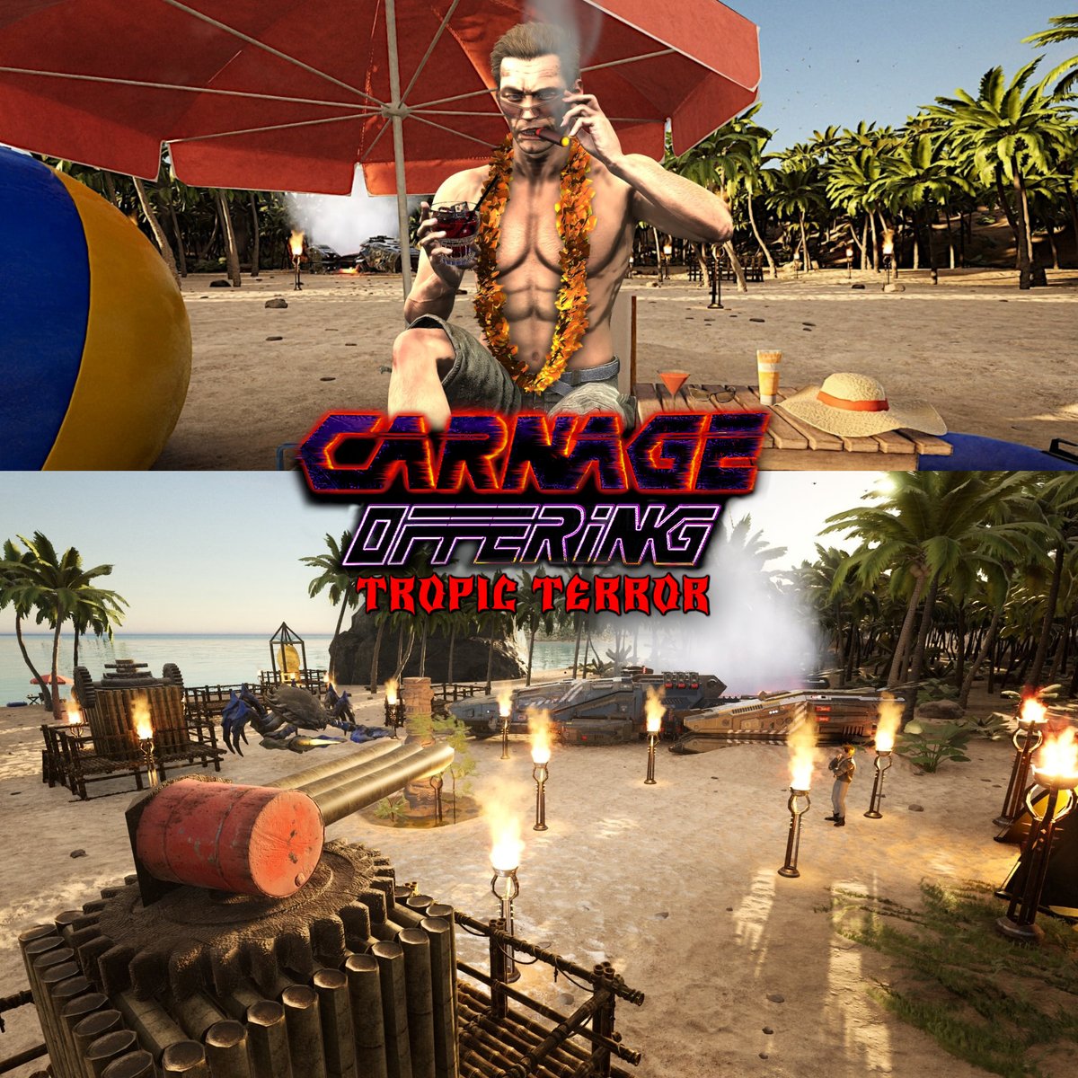 FuturtechStudio's tweet image. 🎮 Carnage Offering: Tropic Terror est en préparation chez Futurtech Studio !
Le développement de Ion Katana est temporairement suspendu pour des raisons budgétaires, mais rassurez-vous : plusieurs petits projets verront le jour très bientôt.

Tropic Terror fait partie de ces…