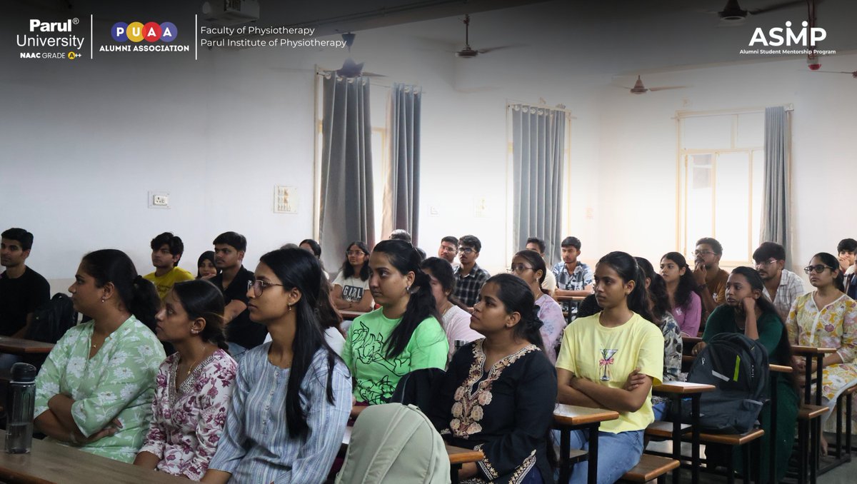 ParulAlumni's tweet image. With her extensive experience &amp;amp; passionate leadership in the field, Dr. Purvika conducted an insightful session on “Advanced Physiotherapy &amp;amp; Healthcare Leadership: Shaping Future-Ready Careers.” [2/2]
#AlumniCareerInsights
#PIPT #Classof2015
#PUAlumniAssociation
#ParulUniversity