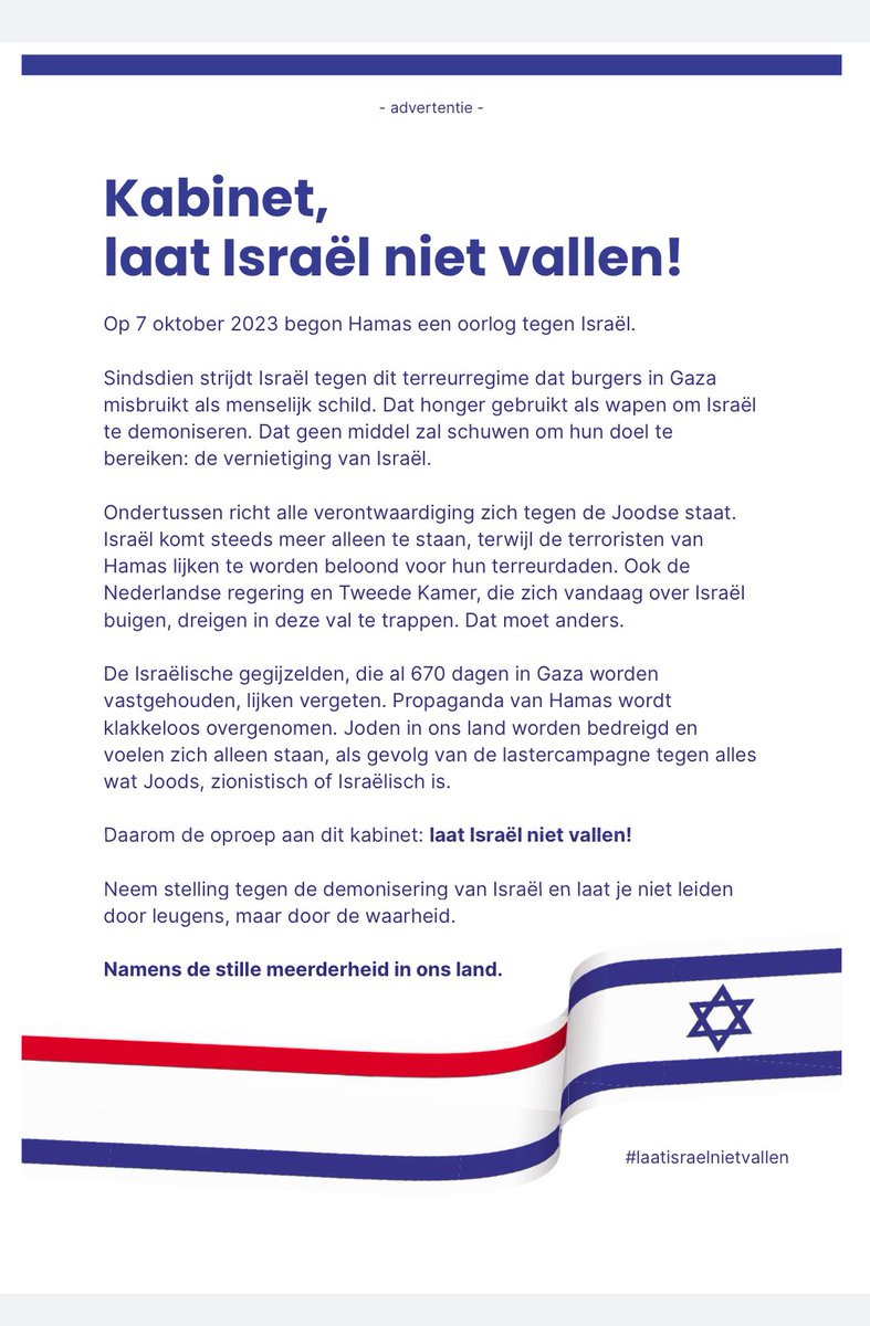 Arenda Haasnoot (@arendahaasnoot) on Twitter photo Oproep #laatIsraelnietvallen
Dank aan degenen die dit geplaatst hebben <a href="/telegraaf/">De Telegraaf</a> Oproep #laatIsraelnietvallen
Dank aan degenen die dit geplaatst hebben <a href="/telegraaf/">De Telegraaf</a>