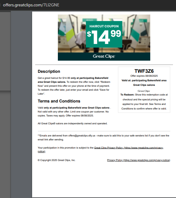 Great Clips Coupons NJ 2026 tweet media