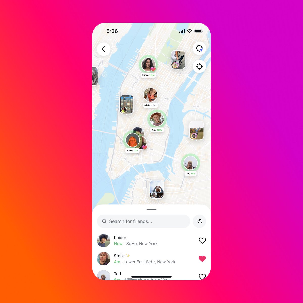 PopBase's tweet photo. Instagram has launched Instagram Map, a new feature that allows you to share your location in real-time with friends.

The feature is off by default and also allows you to hide your location from certain people or places. https://t.co/kPkiex5v6T