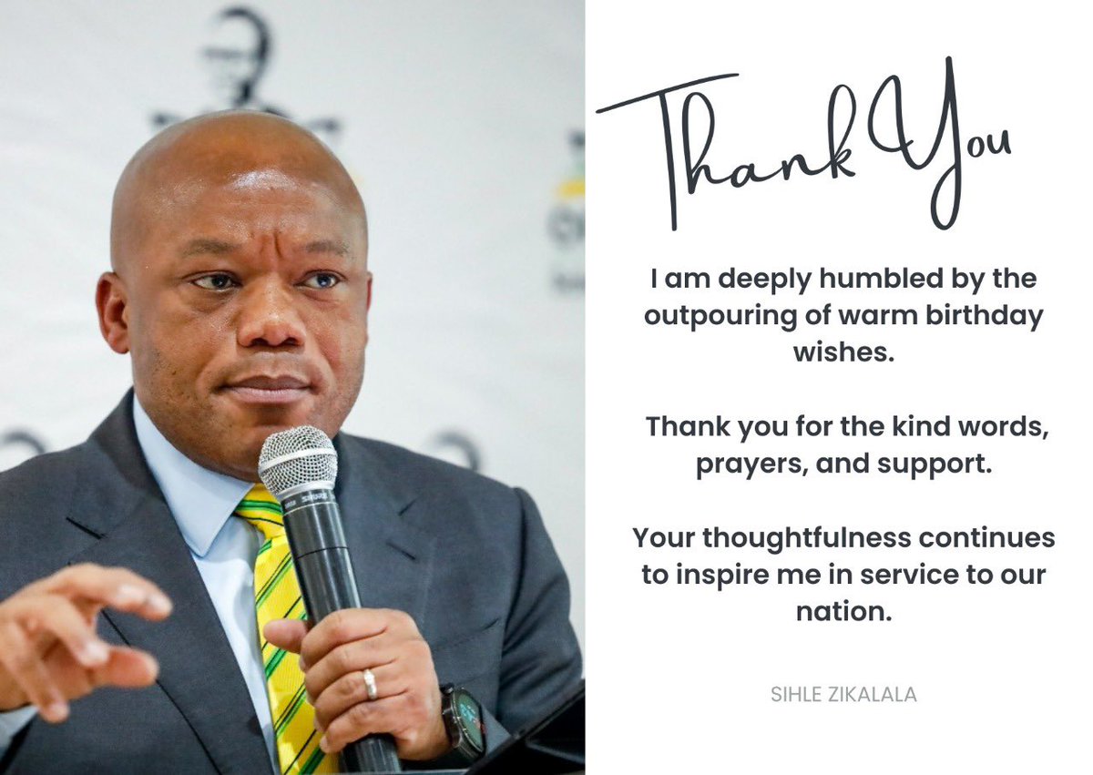 Thank you for the birthday wishes… very much appreciated 🙏🏽