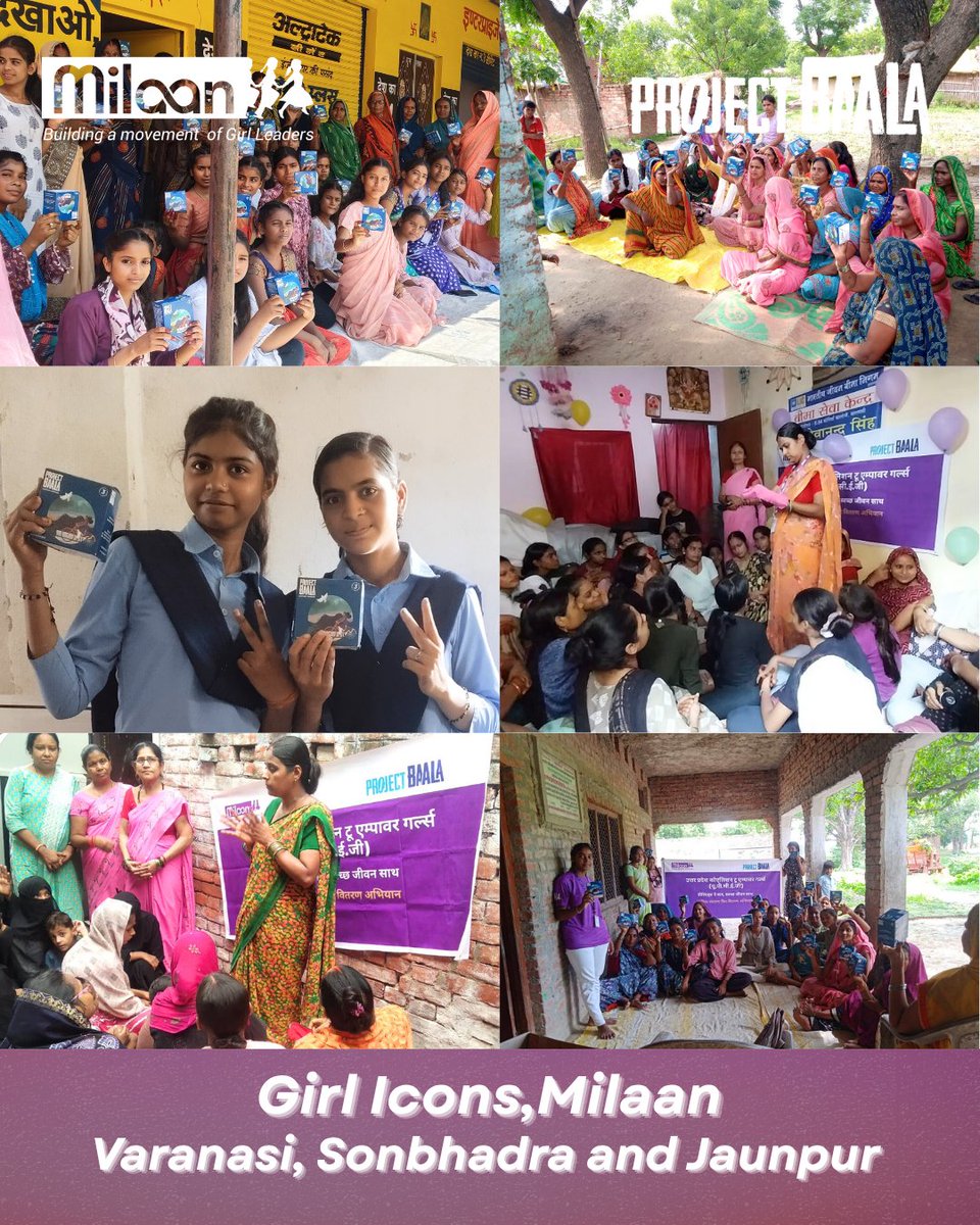 #ThrowbackThursday to a ripple of change across UP. Our menstrual hygiene campaign with @projectbaala sparked brave conversations, reached 5 districts &amp; grabbed headlines from Nazar News to RMF News 24. 💬🩸
Here’s to stronger partnerships &amp; louder voices.