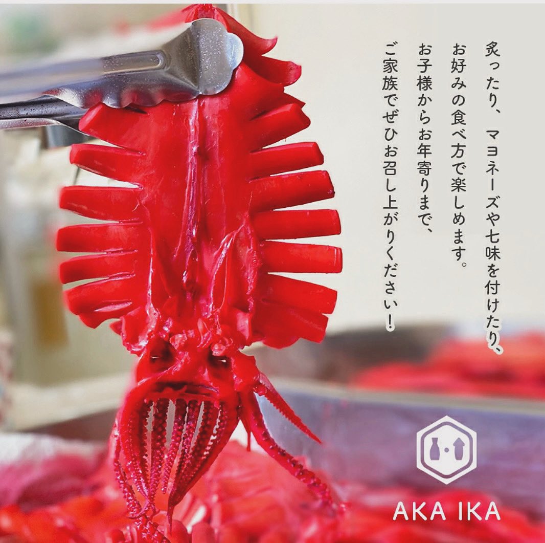 市井酒店の赤いか　発売中！
