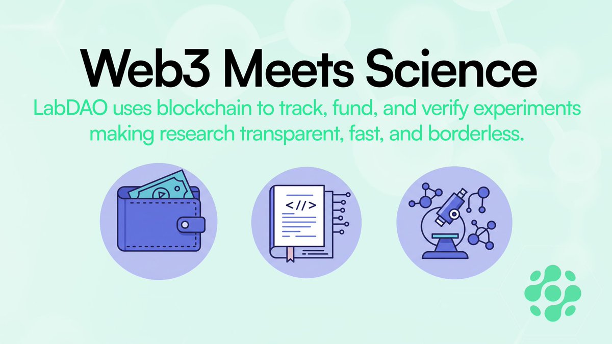 shokss_'s tweet photo. Science is broken — slow, centralized, and gatekept.
@lab_dao is fixing that by decentralizing lab access with Web3.
Here’s how LabDAO is reshaping science as we know it 🧪👇
#DeSci #Web3 #LabDAO #OpenScience https://t.co/NQKZGW1jTr