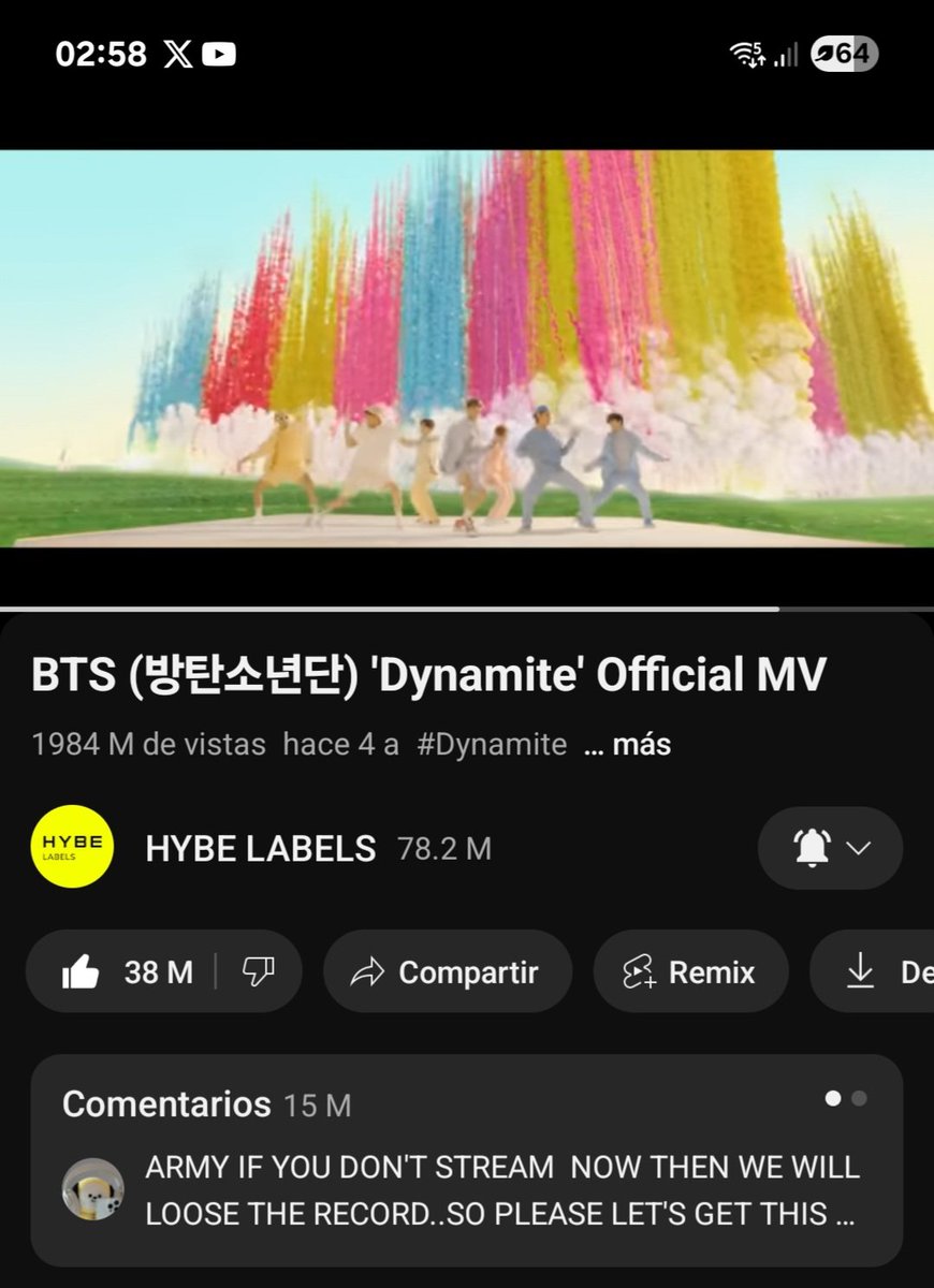 LourdezMC's tweet image. Buenasss!! Después de colapsar y dejar de 😭 por la actualización de Jimin y Hobi vamos pasando por el reto de hoy (su felicidad (🐱) es mi felicidad 😭😭)
#StreamDynamite