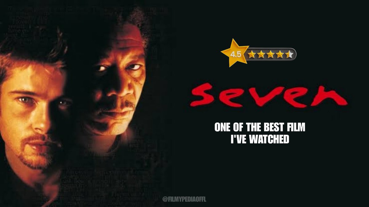 FilmyPediaoffl's tweet image. #SE7EN - A MASTERPIECE From &quot;David Fincher&quot;👊

Last 30Mins 🥶🔥