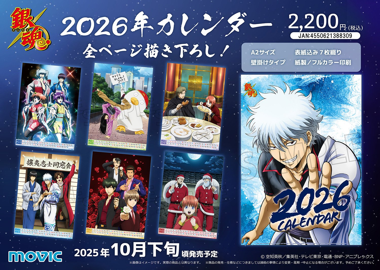 大変貴重！！銀魂台詞カレンダー 大変貴重！！銀魂台詞カレンダー 銀魂 2021年カレンダー: キャラ