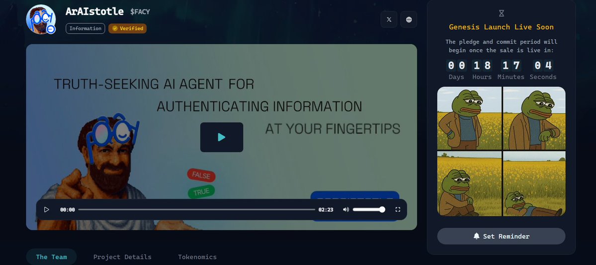 NGU Ethics (@etcjitender) on Twitter photo OG agents are Pumping <a href="/virtuals_io/">Virtuals Protocol</a>
$BIOS 152%
$ARBUS 40%
$QUANT 28%
$WACH 8%
$CAP 50%
$SOLACE 27%
$PRIMO 50%
If this momentum maintain we can see $VIRTUAL back again to $2
We can see Next 10-50X Launces it this Momentum Maintain
Are you exited about any Launches ?
I am OG agents are Pumping <a href="/virtuals_io/">Virtuals Protocol</a>
$BIOS 152%
$ARBUS 40%
$QUANT 28%
$WACH 8%
$CAP 50%
$SOLACE 27%
$PRIMO 50%
If this momentum maintain we can see $VIRTUAL back again to $2
We can see Next 10-50X Launces it this Momentum Maintain
Are you exited about any Launches ?
I am